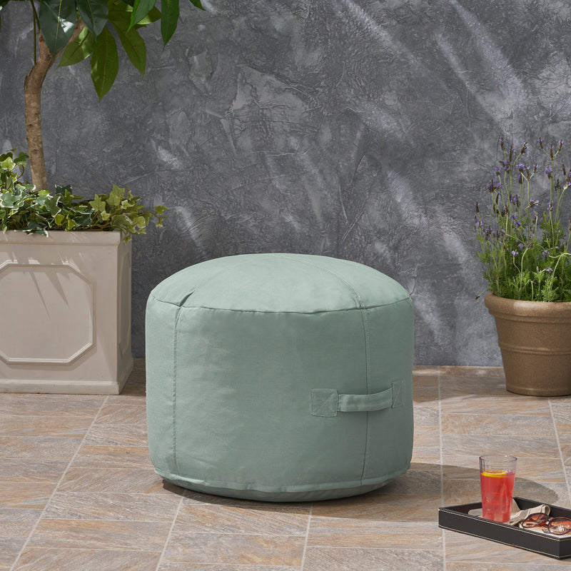 Outdoor Water Resistant 2 Ottoman Pouf - NH177703