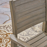 Outdoor 2-Seater Acacia Wood Bistro Set - NH484603