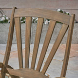 Outdoor Rustic Acacia Wood Recliner Rocking Chairs (Set of 2) - NH239603