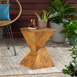 Outdoor Light-Weight Concrete Accent  Table - NH138503
