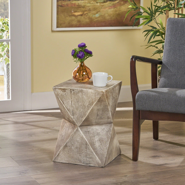 Light-Weight Concrete Accent Table - NH038503