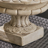 Garden Urn Planter, Roman, Botanical, Lightweight Concrete - NH974703