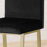 Modern Velvet Barstools (Set of 2) - NH434603