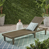 Outdoor Wooden Chaise Lounge - NH270903