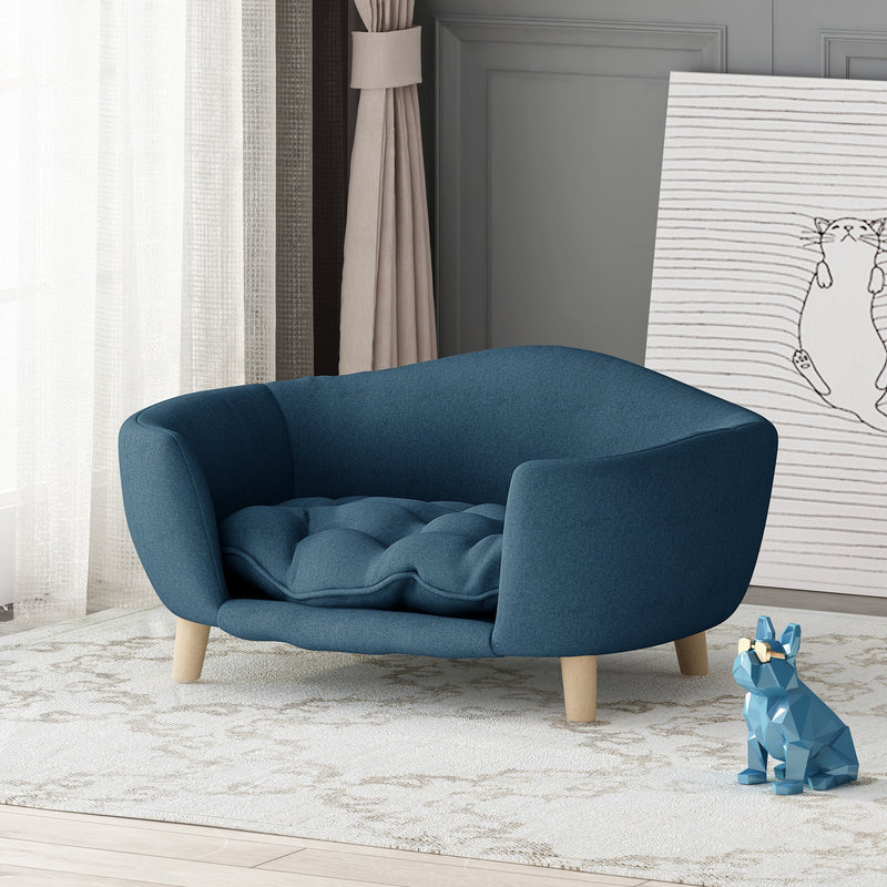 Mid Century Small Plush Pet Bed - NH002903