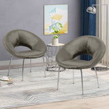 Modern Glam Velvet Accent Chair (Set of 2) - NH424113