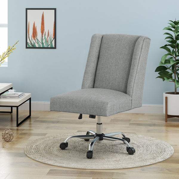 Adjustable Seat Height Home Office Chair w/ Casters - NH910603