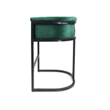 Modern Wide Bucket Upholstered Barstool - NH082603