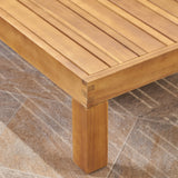 Outdoor Acacia Wood 5 Piece Sofa Set - NH062803