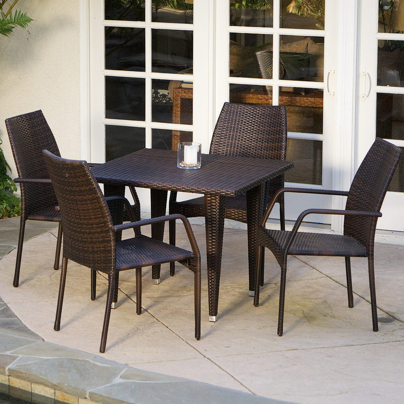 5 Piece Outdoor Wicker Dining Set - NH291832