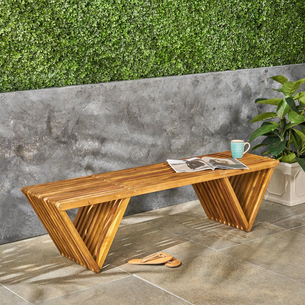 Outdoor Acacia Wood Bench - NH327503