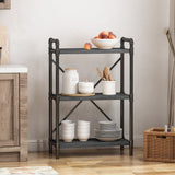 Industrial Pipe Design 3-Shelf Etagere Bookcase - NH012903