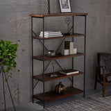 Industrial Design 4-Shelf Etagere Bookcase - NH532903