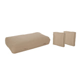 Outdoor Water Resistant 6X3 Lounger Bean Bag and 18" Throw Pillows Set - NH250803