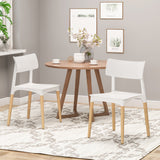 Modern Dining Chair with Beech Wood Legs (Set of 2) - NH849803