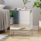 Modern Mirrored Two Drawer Cabinet - NH982803