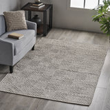 Transitional Wool Area Rug - NH856803