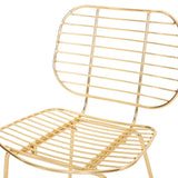 Modern Glam Iron Dining Chair - NH803113