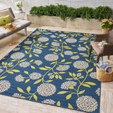 Outdoor Floral Area Rug - NH139403