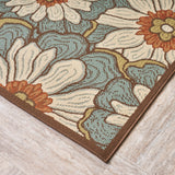 Outdoor Floral Area Rug - NH298403