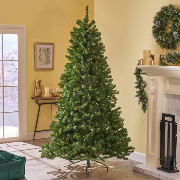 7.5-foot Noble Fir Hinged Artificial Christmas Tree - NH123703