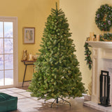 7.5-foot Mixed Spruce Hinged Artificial Christmas Tree - NH792703