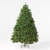 7.5-foot Norway Spruce Pre-Lit Clear LED Hinged Artificial Christmas Tree - NH051113