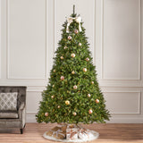 9-foot Fraser Fir Pre-Lit Clear LED Hinged Artificial Christmas Tree - NH151113