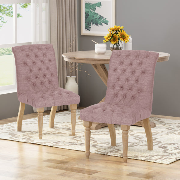 Tufted Fabric Dining Chair (Set of 2) - NH980903