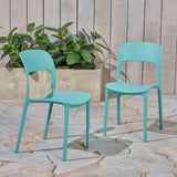 Outdoor Plastic Chairs (Set of 2) - NH615603