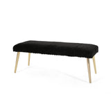 Patterned Faux Fur Bench - NH812903