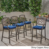 Outdoor Barstool with Cushion (Set of 4) - NH621013