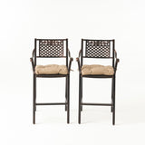 Outdoor Barstool with Cushion (Set of 2) - NH571013