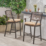 Outdoor Barstool with Cushion (Set of 2) - NH561013