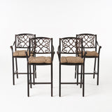 Outdoor Barstool with Cushion (Set of 4) - NH071013