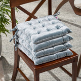 Tufted Velvet Dining Chair Cushion Pads (Set of 4) - NH188013