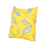 Outdoor Cushion, 17.75" Square, Cute Leaves, Yellow, Cream, Gray - NH531703