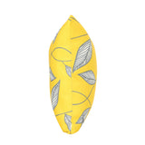 Outdoor Cushion, 17.75" Square, Cute Leaves, Yellow, Cream, Gray - NH531703