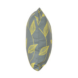 Outdoor Cushion, 17.75" Square, Cute Leaves, Yellow, Gray - NH341703