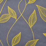 Outdoor Cushion, 17.75" Square, Cute Leaves, Yellow, Gray - NH341703