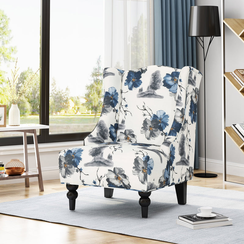 Wingback Fabric Club Chair - NH255503