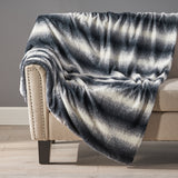Glam Fuzzy Fabric Throw Blanket - NH404903