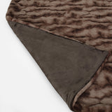 Glam Fuzzy Fabric Throw Blanket - NH604903