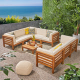 Outdoor Sectional Sofa Set with Coffee Table - NH380703