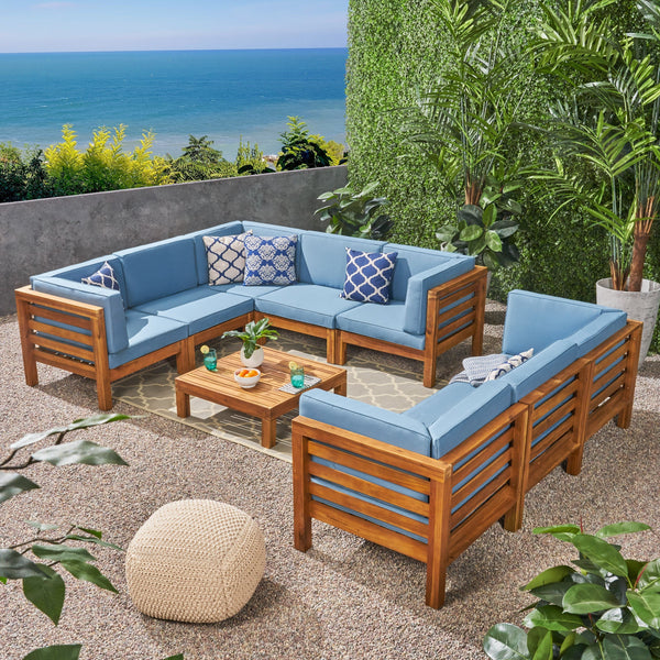 Outdoor Sectional Sofa Set with Coffee Table - NH380703