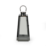 15" Modern Stainless Steel Lantern - NH372013