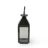16" Modern Stainless Steel Lantern - NH572013