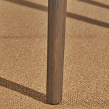 Outdoor Rustic Acacia Wood Bar Table with Slat Top - NH085603