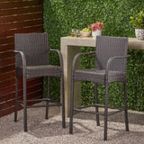 Outdoor Wicker Barstool Chair (Set of 2) - NH243113