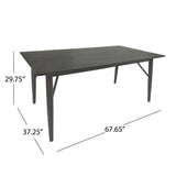 Wooden Six Seater Dining Table - NH960903